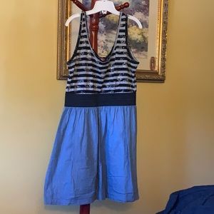 Butterfly striped dress